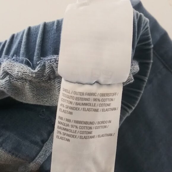 Quacker Factory, Dream Jeannes women's size M Short pull on medium wash pants - Picture 15 of 15